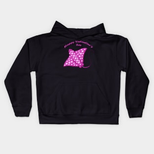 Happy Valentine's Ray Kids Hoodie